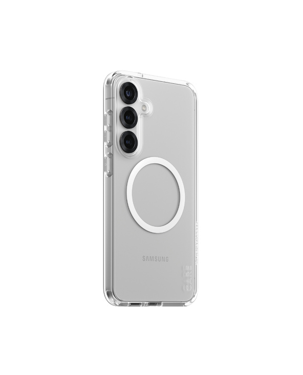 PanzerGlass CARE by  Flagship Case Transparent Urban Combat w. White Qi Compatible Samsung Galaxy S25+ coque de protection pour 