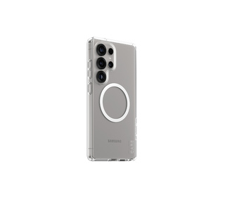 PanzerGlass CARE by  Flagship Case Transparent Urban Combat w. White Qi Compatible Samsung Galaxy S25 Ultra coque de protection 