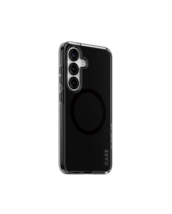 PanzerGlass CARE by  Flagship Case Urban Combat Smokey w. Black Qi Compatible Samsung Galaxy S25 coque de protection pour téléph