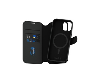 PanzerGlass CARE by  Feature Case Tango Two-in-One Wallet w. MagSafe iPhone 15 coque de protection pour téléphones portables Hou