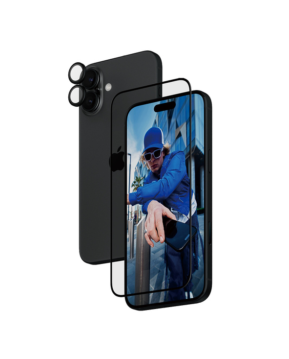 PanzerGlass  2-in-1 Bundle iPhone 16 Plus Protection d'écran transparent Apple 1 pièce(s)