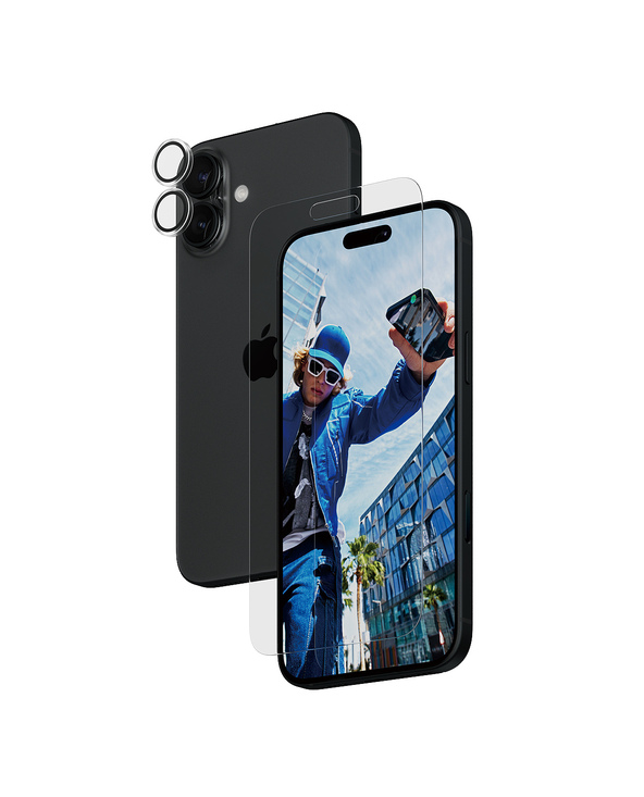 PanzerGlass  2-in-1 Bundle iPhone 16 Plus Protection d'écran transparent Apple 1 pièce(s)