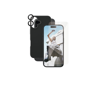 PanzerGlass CARE by  Fashion 3-in-1 Bundle iPhone 16 coque de protection pour téléphones portables Housse Transparent