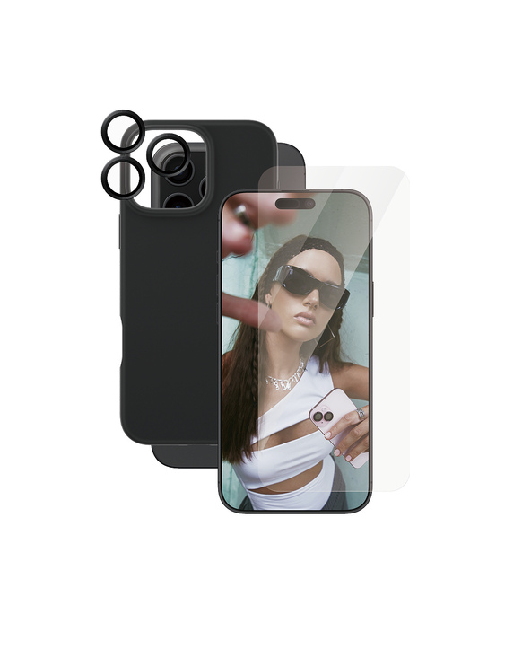 PanzerGlass CARE by  Fashion 3-in-1 Bundle iPhone 16 Pro Max coque de protection pour téléphones portables Housse Transparent