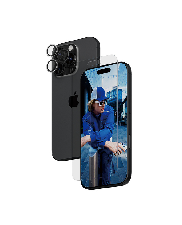 PanzerGlass  2-in-1 Bundle iPhone 16 Pro Protection d'écran transparent Apple 1 pièce(s)