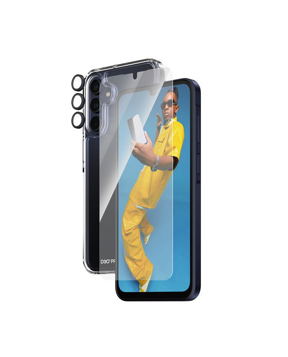 PanzerGlass  3-in-1 Protection Pack Samsung Galaxy A15 | A15 5G | Ultra-Wide Fit w. EasyAligner Protection d'écran transparent 1