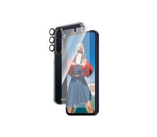PanzerGlass  3-in-1 Protection Pack Samsung Galaxy A35 5G | Ultra-Wide Fit w. EasyAligner Protection d'écran transparent 1 pièce