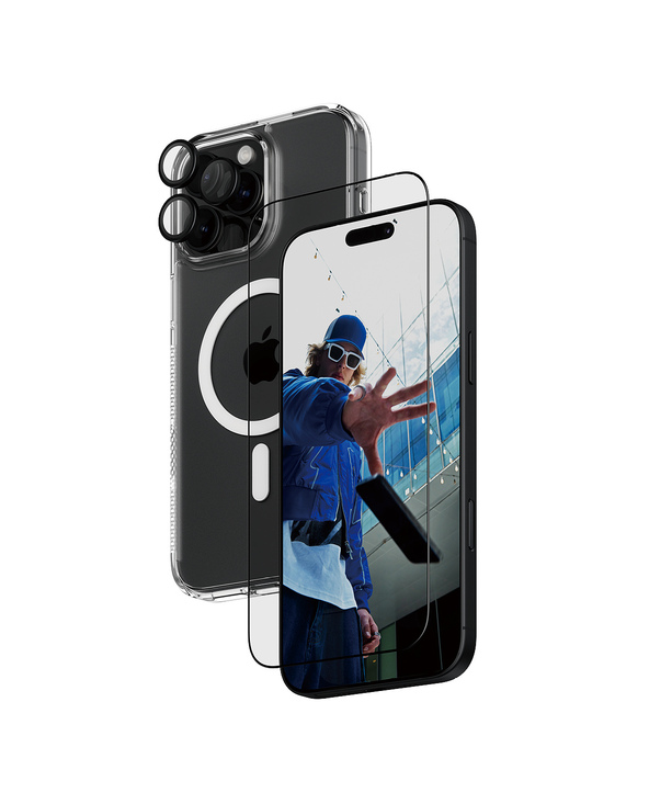 PanzerGlass  3-in-1 Protection Bundle iPhone 16 Pro Max Protection d'écran transparent Apple 1 pièce(s)