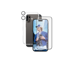 PanzerGlass CARE by  Flagship 3-in-1 Bundle iPhone 16 Protection d'écran transparent Apple 1 pièce(s)