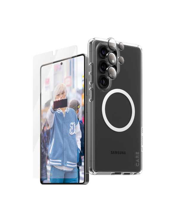 PanzerGlass CARE by  Flagship 3-in-1 Bundle Samsung Galaxy S25 Ultra Protection d'écran transparent 1 pièce(s)