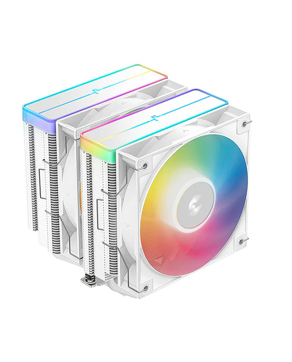 DeepCool AG620 WH ARGB V2 Carte SIM, Carte-mère Refroidisseur d'air 12 cm Blanc 1 pièce(s)