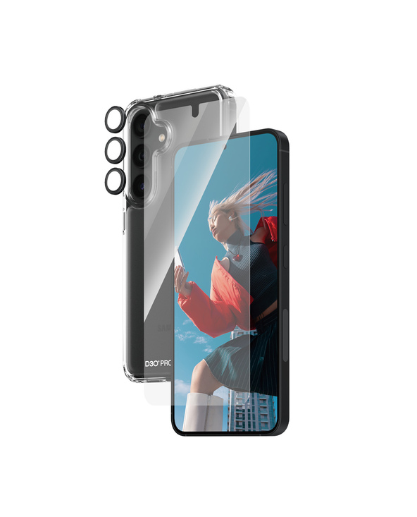 PanzerGlass  3-in-1 Protection Pack Samsung Galaxy S24 | Ultra-Wide Fit w. EasyAligner Protection d'écran transparent 1 pièce(s)