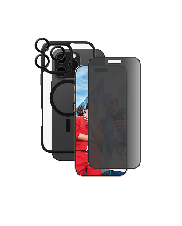 PanzerGlass CARE by  Flagship 3-in-1 Privacy Bundle iPhone 16 Pro Max Protection d'écran transparent Apple 1 pièce(s)