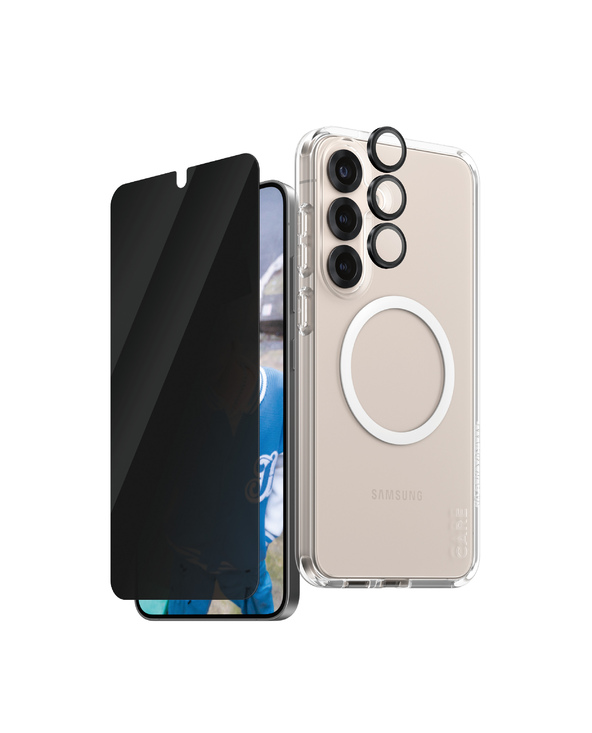 PanzerGlass CARE by  Flagship 3-in-1 Privacy Bundle Samsung Galaxy S25+ Protection d'écran transparent 1 pièce(s)