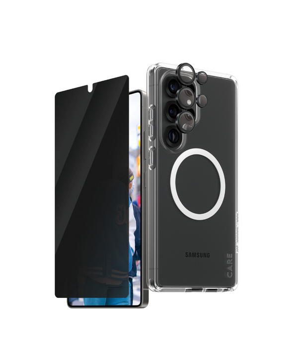 PanzerGlass CARE by  Flagship 3-in-1 Privacy Bundle Samsung Galaxy S25 Ultra Protection d'écran transparent 1 pièce(s)