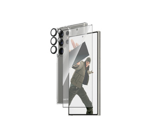 PanzerGlass  3-in-1 Protection Pack Samsung Galaxy S24 Ultra | Ultra-Wide Fit w. EasyAligner Protection d'écran transparent 1 pi