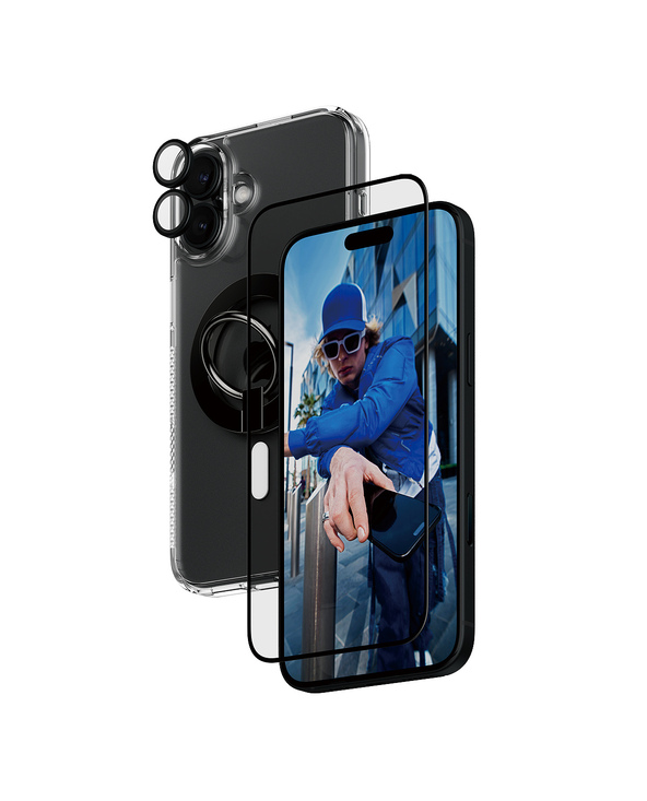 PanzerGlass  4-in-1 Protection Bundle iPhone 16 Plus Protection d'écran transparent Apple 1 pièce(s)