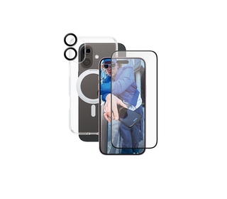 PanzerGlass CARE by  Feature 3-in-1 Ceramic Bundle iPhone 16 Plus coque de protection pour téléphones portables Housse Transpare