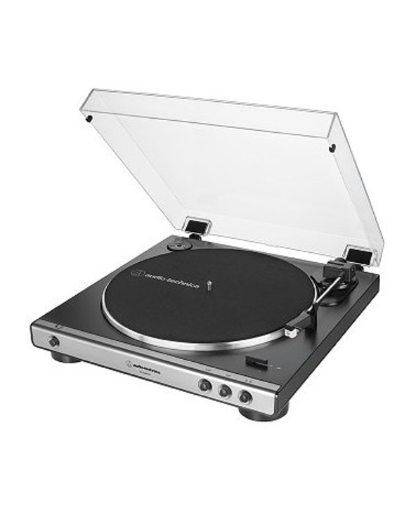 Audio-Technica AT-LP60XUSB Tourne-disque entraîné par courroie Gris, Métallique Complètement automatique