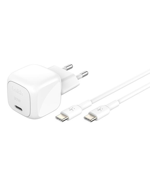 Belkin WCA008kq1MWH-B6 Ordinateur portable, Smartphone, Tablette Blanc Secteur Charge rapide Intérieure