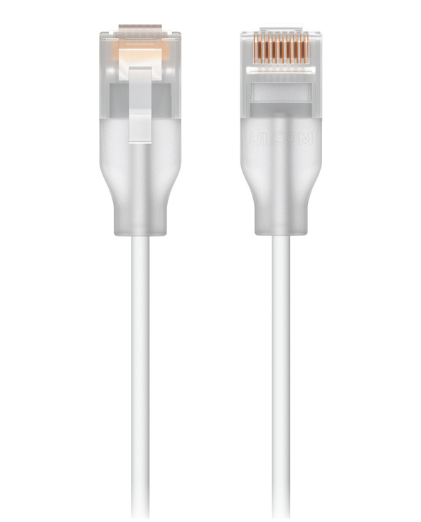 Ubiquiti UACC-Cable-Patch-EL-0.15M-W-24 câble de réseau Translucide, Blanc 0,15 m Cat6