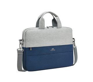 Rivacase 7522 GREY/DARK BLUE sacoche d'ordinateurs portables 35,6 cm (14") Malette Bleu, Gris