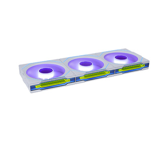 Lian Li Uni Fan SL-INF WIRELESS 120 Boitier PC Refroidisseur de liquide tout-en-un 12 cm Blanc