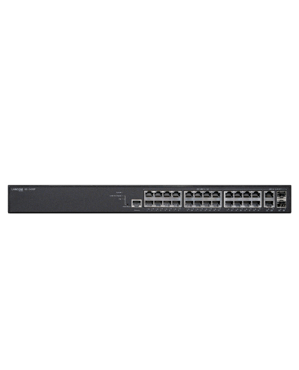 GS-2426P Géré L2 Gigabit Ethernet (10/100/1000) Connexion Ethernet, supportant l'alimentation via ce port (PoE) 1U Noir
