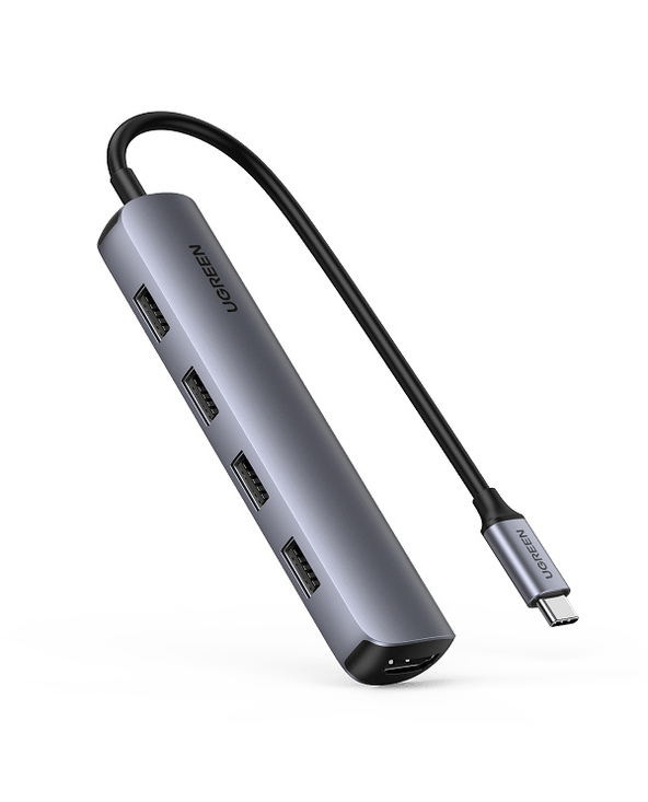 Ugreen 20197 station d'accueil Avec fil USB 3.2 Gen 1 (3.1 Gen 1) Type-C Gris