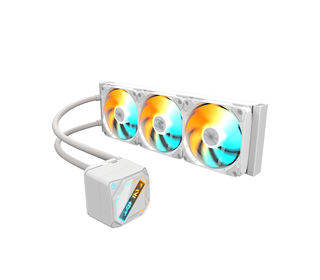 GIGABYTE GAMING 360 ICE Refroidisseur Liquide pour CPU - 3x120 mm Ventilateurs ARGB, Mécanisme d'emboîtement coulissant, DAISY-C