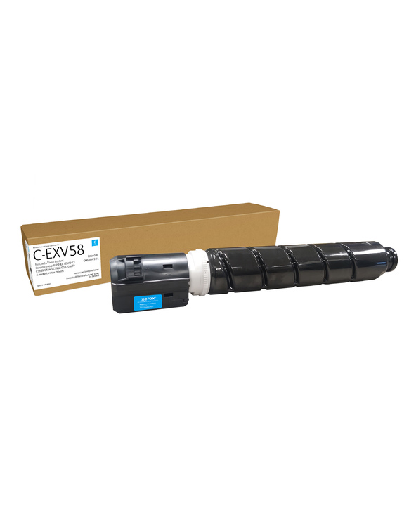 Remanufacturé Everyday Toner remanufacturé Cyan Everyday de Xerox compatible avec Canon C-EXV58 (3764C002AA), Capacité standard