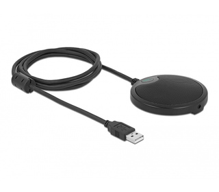 DeLOCK Microphone condenseur unidirectionnel USB pour les conférences