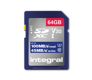 Integral INSDX64G-100V30 mémoire flash 64 Go SD UHS-I