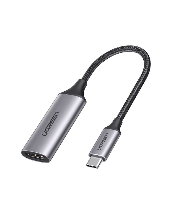 Ugreen 70444 câble vidéo et adaptateur HDMI Type A (Standard) USB Type-C Aluminium, Noir