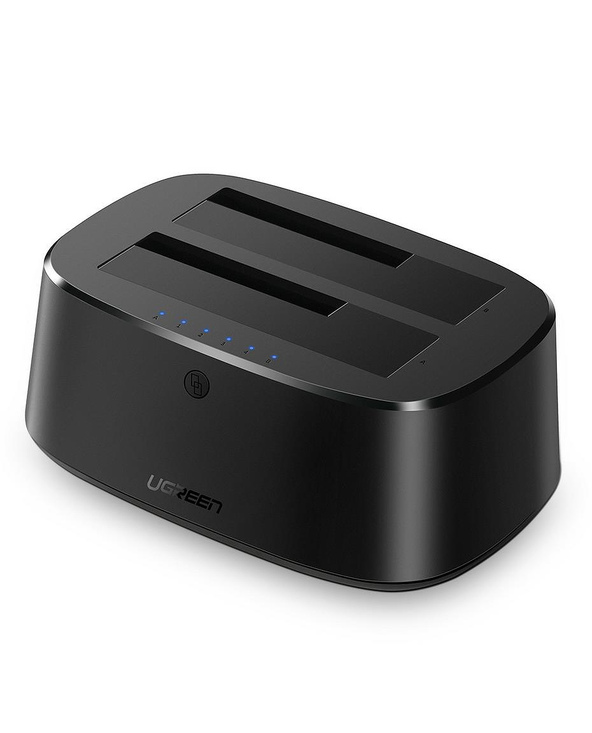 Ugreen 50857 Boîtier de disques de stockage Boîtier HDD Noir 2.5/3.5"