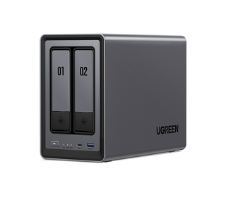 Ugreen NASync DXP2800 NAS Compact Intel N N100 8 Go DDR5 UGOS Pro Noir