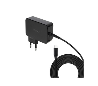 TooQ TQLC-USBCGAN90PD chargeur d'appareils mobiles Ordinateur portable Noir Secteur Intérieure
