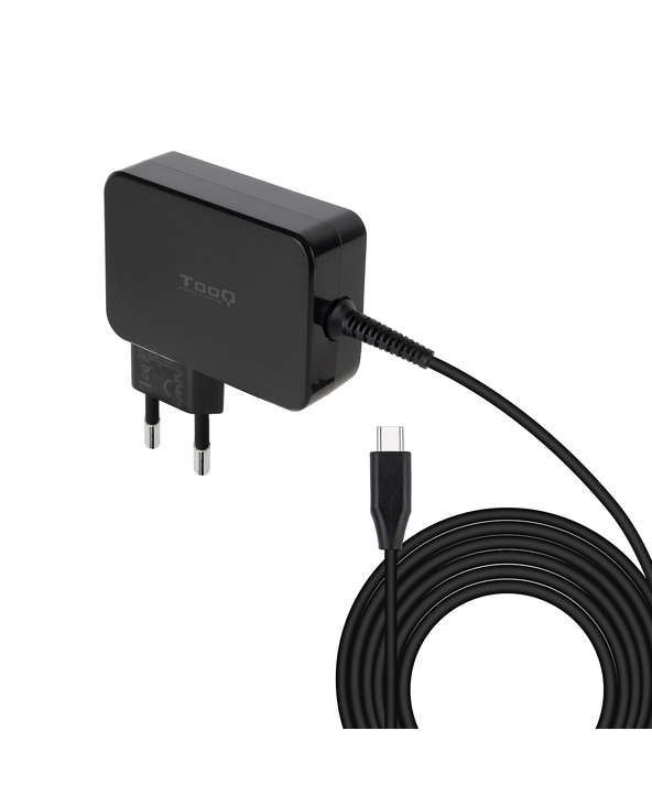 TooQ TQLC-USBCGAN90PD chargeur d'appareils mobiles Ordinateur portable Noir Secteur Intérieure
