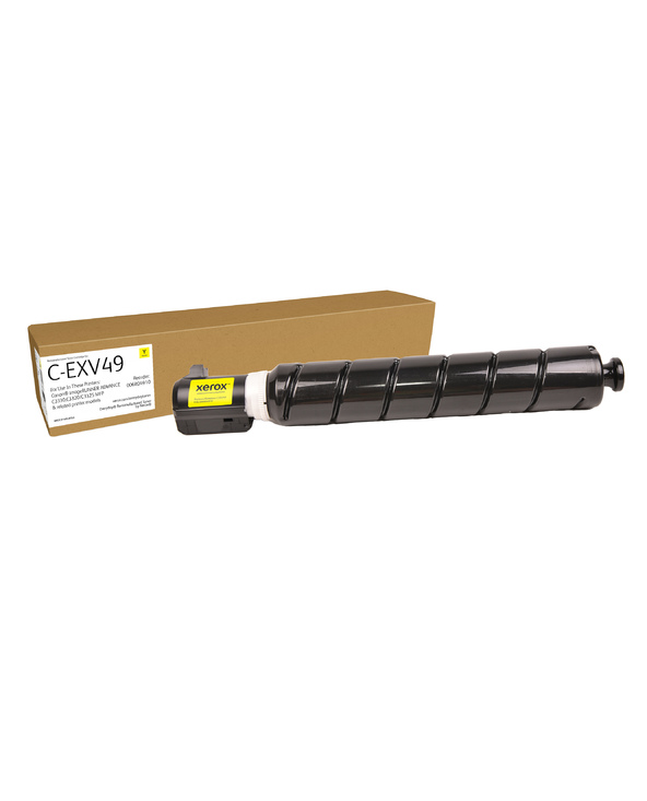 Remanufacturé Everyday Toner remanufacturé Jaune Everyday de Xerox compatible avec Canon C-EXV49 (8527B002), Capacité standard