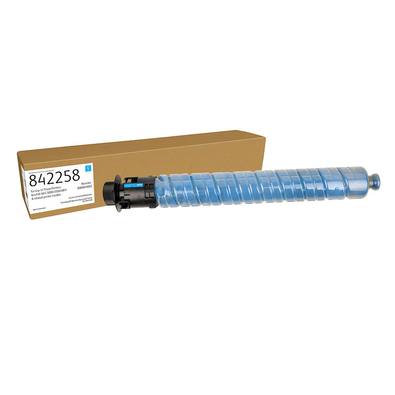 Remanufacturé Everyday Toner remanufacturé Cyan Everyday de Xerox compatible avec Ricoh 842258, Capacité standard
