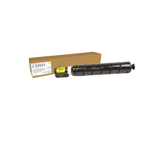 Remanufacturé Everyday Toner remanufacturé Jaune Everyday de Xerox compatible avec Canon C-EXV51 (0484C002), Capacité standard