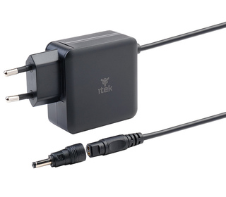 itek ITNBAW65 chargeur d'appareils mobiles Ordinateur portable Noir Secteur Intérieure