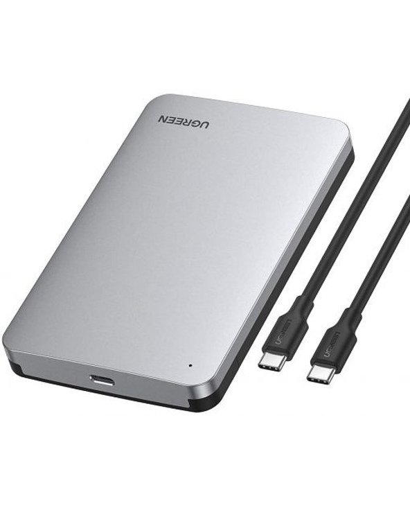 Ugreen 70499 Boîtier de disques de stockage Boîtier disque dur/SSD Gris 2.5/3.5"