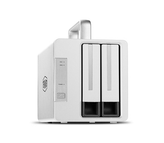 TerraMaster D2 Thunderbolt 3 boîtier de disques 0 To Bureau Gris