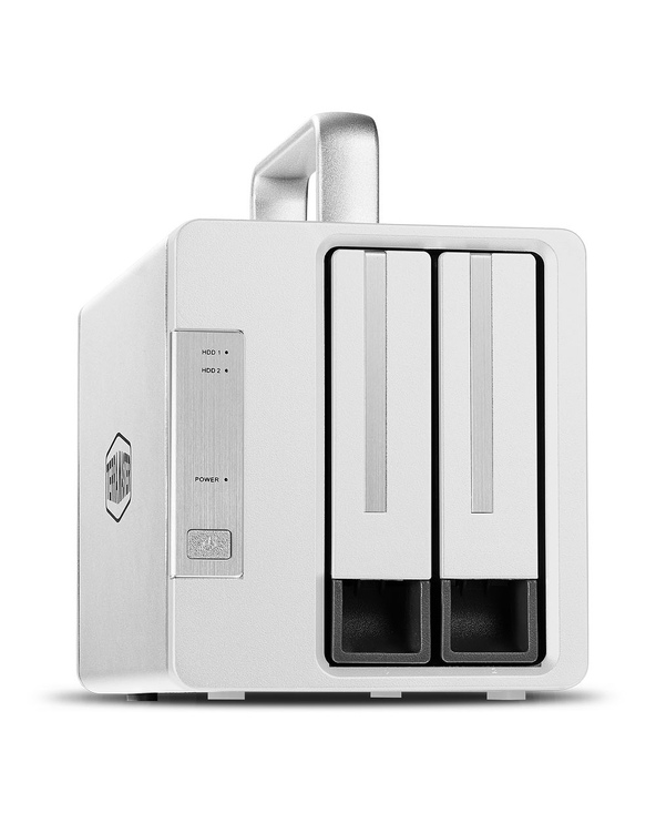 TerraMaster D2 Thunderbolt 3 boîtier de disques 0 To Bureau Gris