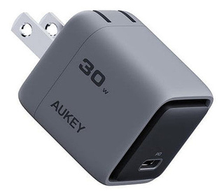 AUKEY Comet Mini Écouteurs, Ordinateur portable, Smartphone, Tablette Gris Secteur Charge rapide Intérieure