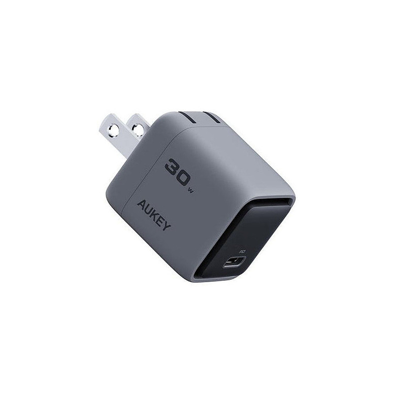 AUKEY Comet Mini Écouteurs, Ordinateur portable, Smartphone, Tablette Gris Secteur Charge rapide Intérieure