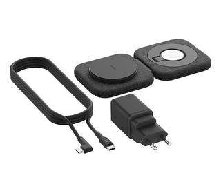 Belkin BoostCharge Pro Écouteurs, Smartphone, Smartwatch Noir Secteur Recharge sans fil Charge rapide Intérieure