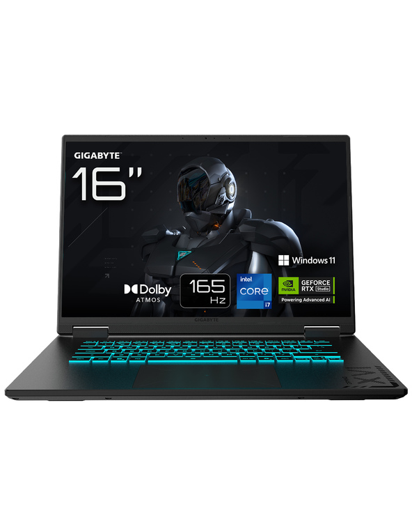 GIGABYTE GAMING A16 CWH ORDINATEUR PORTABLE GAMING - 16,0“, 165HZ WQXGA, CORE I7-13620H, NVIDIA RTX 5070, 16GO DDR5 5200MHZ, 1TO
