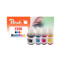 Peach PI100-440 cartouche d'encre 4 pièce(s) Compatible Noir, Cyan, Magenta, Jaune